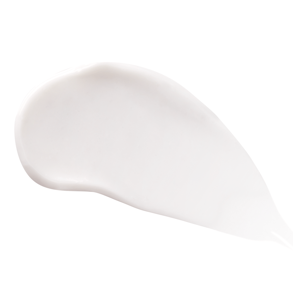 Una suave muestra de Perricone MD Essential Fx Rejuvenating Moisturizer sobre un fondo blanco.