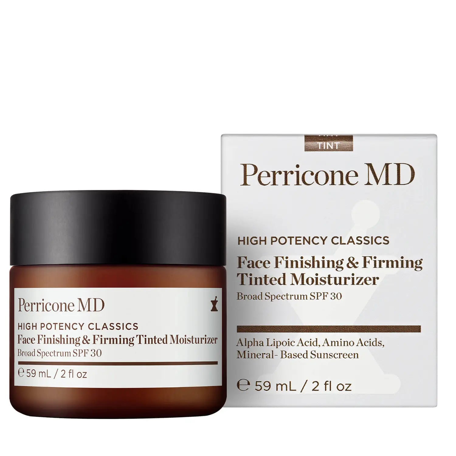 Crema hidratante High Potency Classics Face Finishing & Firming Tinted Moisturizer con caja